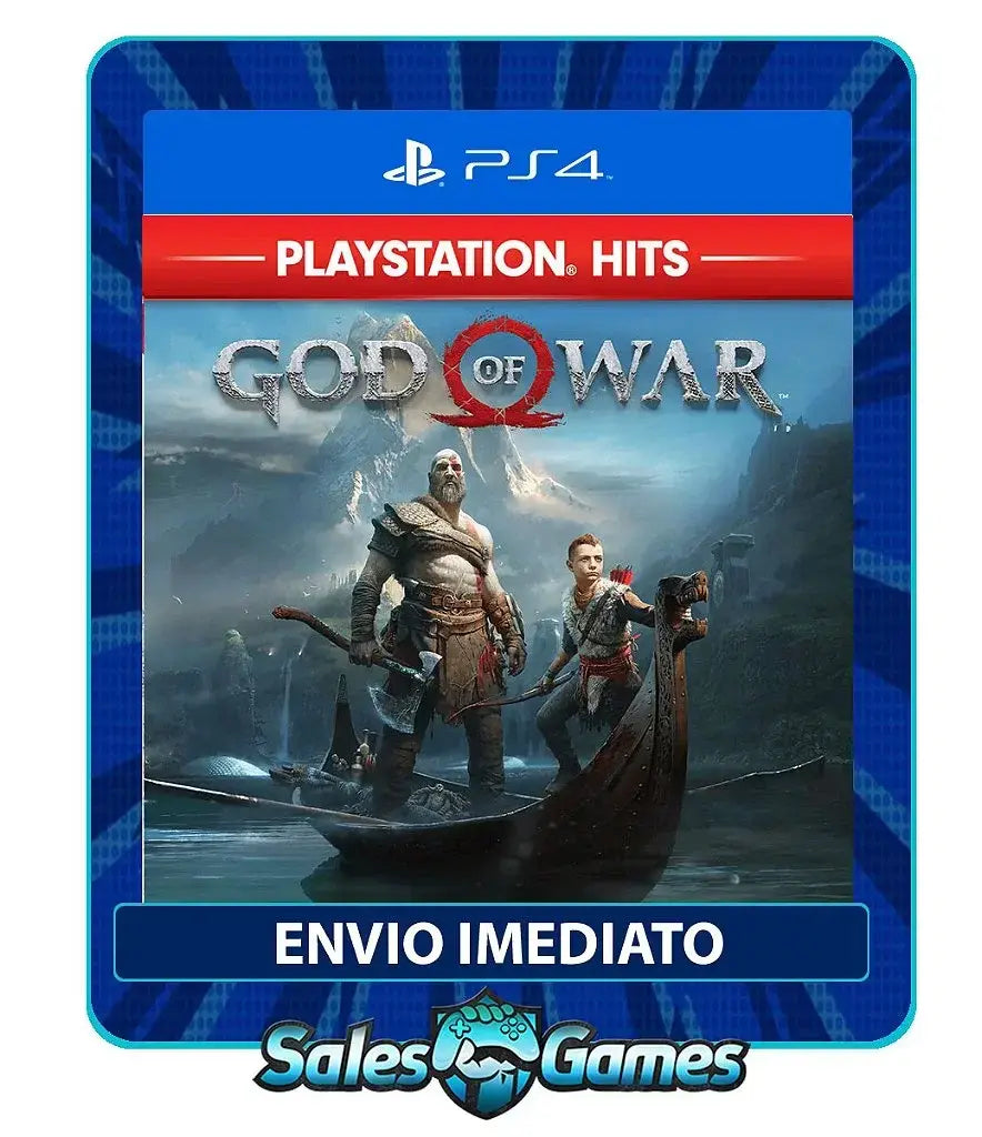 God of war - PS4 - Edição Padrão - Primária - Mídia Digital.