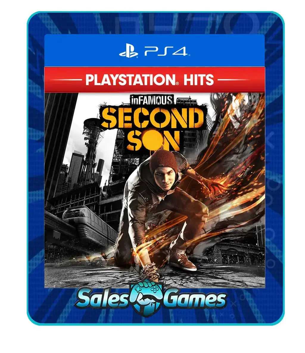 inFAMOUS Second Son - PS4 - Edição Padrão - Primária - Mídia Digital