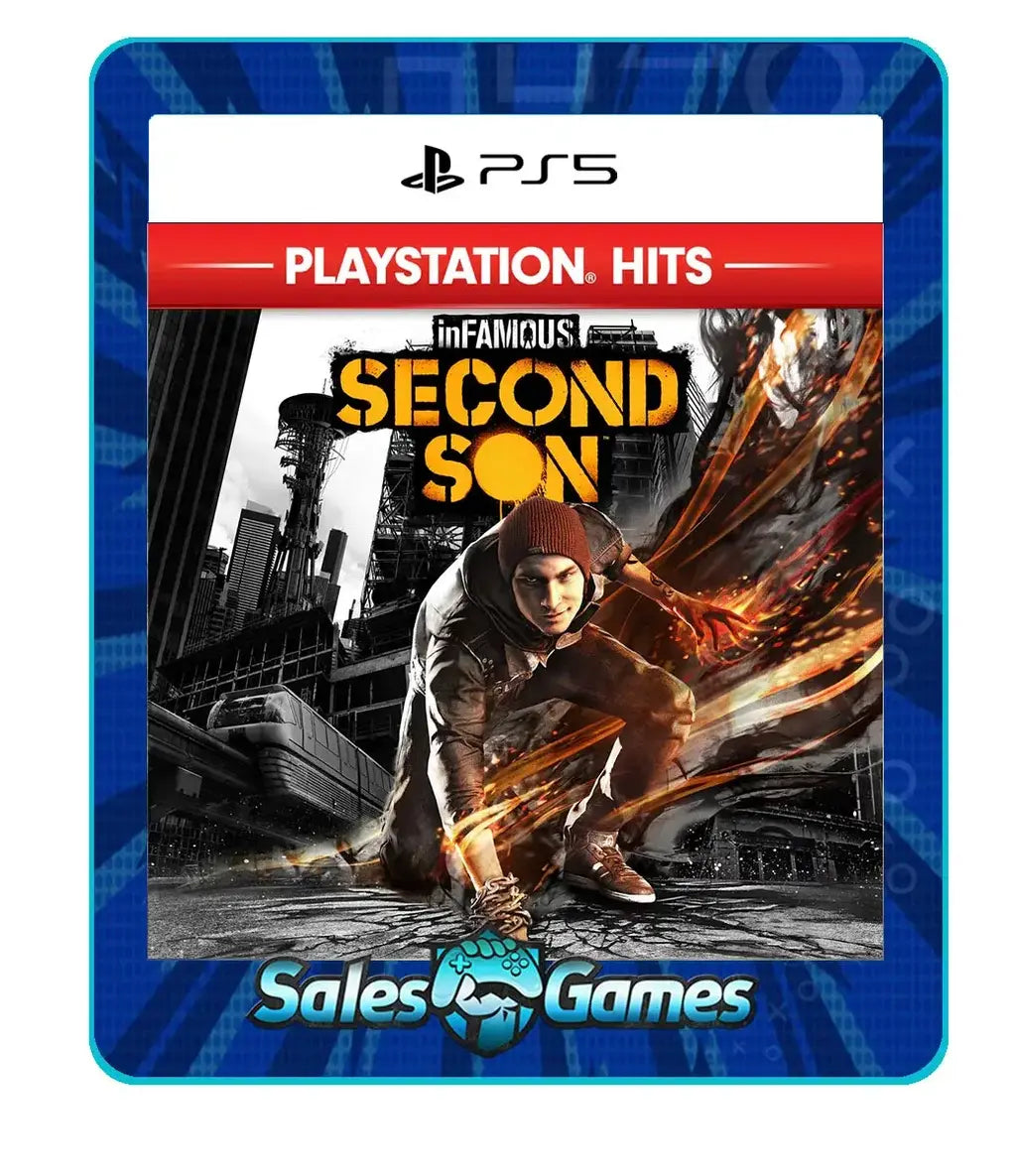inFAMOUS Second Son - PS5 - Edição Padrão - Primária - Mídia Digital