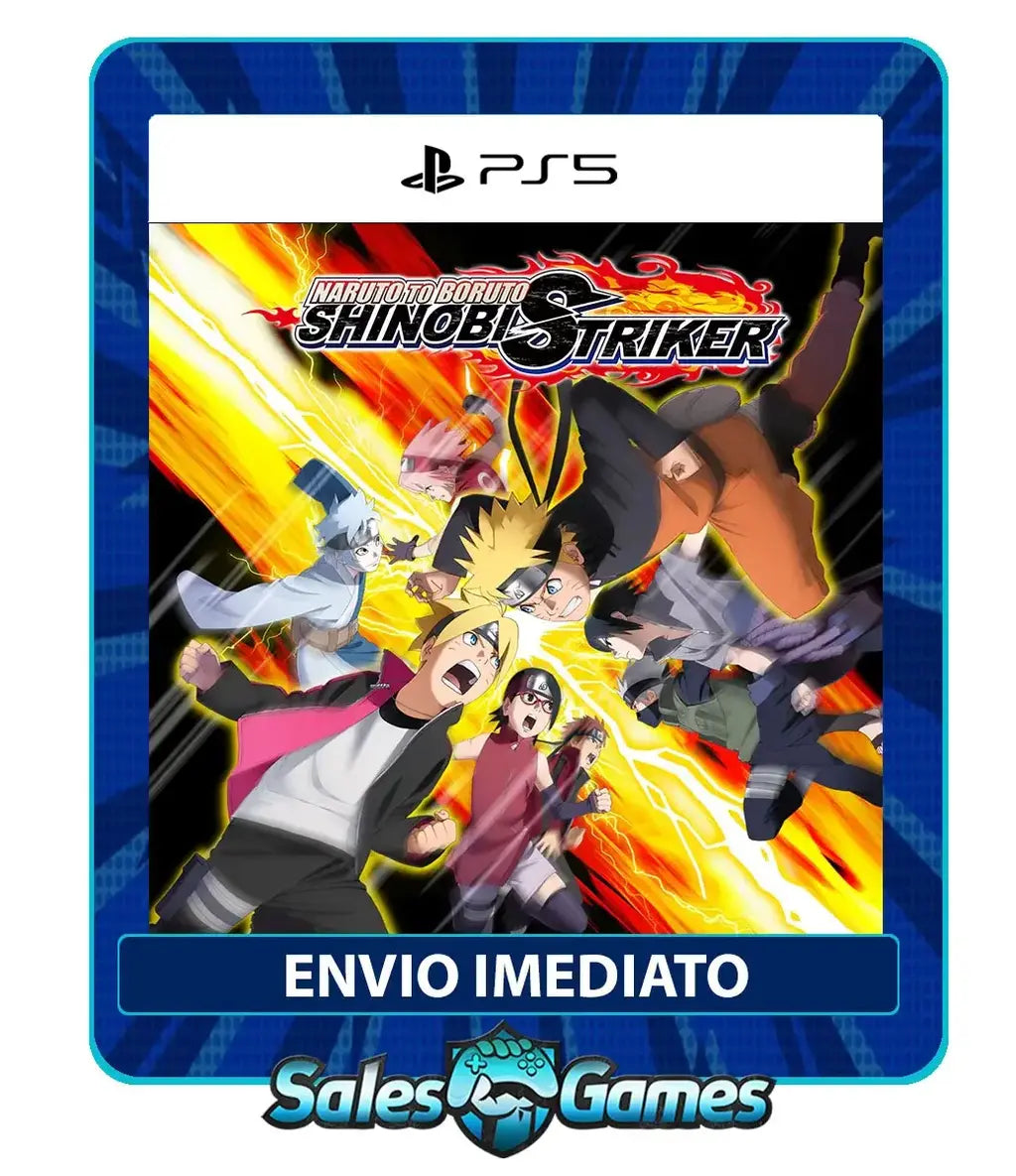 NARUTO TO BORUTO: SHINOBI STRIKER - PS5 - Edição Padrão - Primária - Mídia Digital.