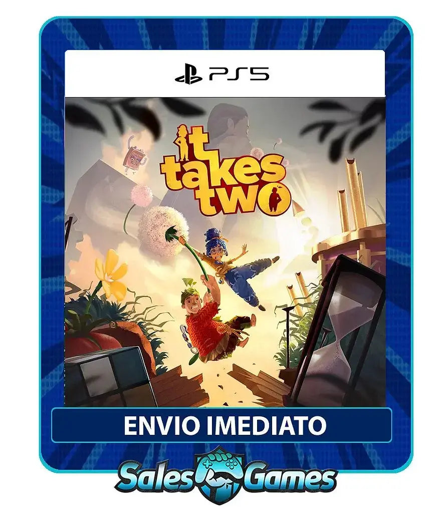 It Takes Two - PS5 - Edição Padrão - Primária - Mídia Digital.