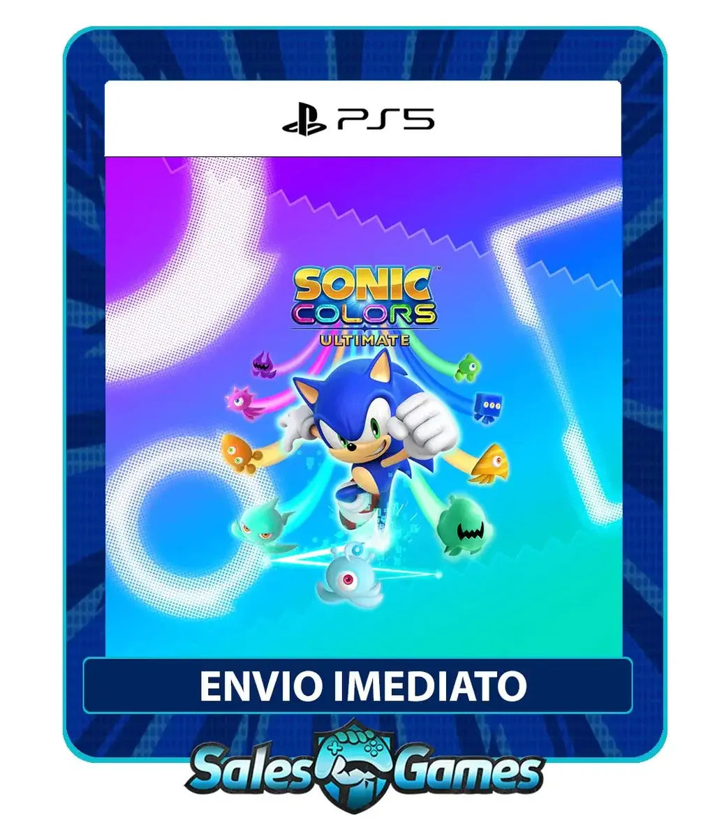 Sonic Colors: Ultimate - PS5 - Edição Padrão - Primária - Mídia Digital