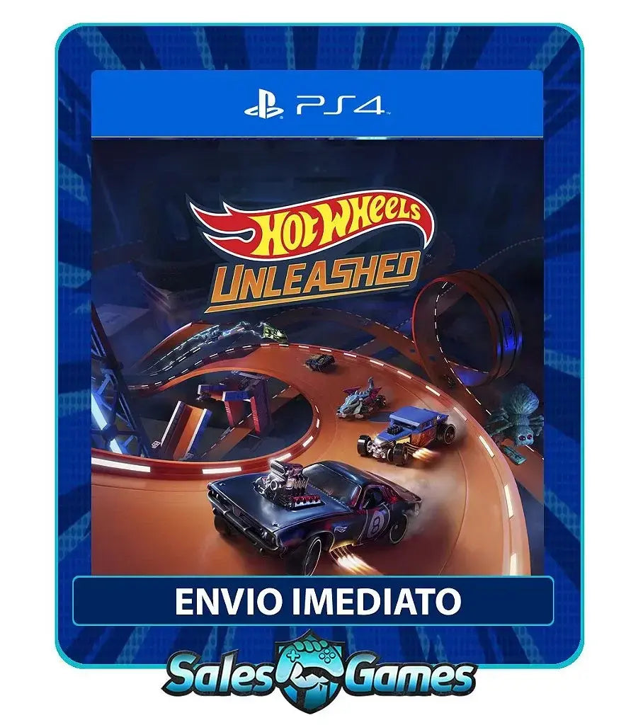 Hotwheels Unleashed - PS4 - Edição Padrão - Primária - Mídia Digital