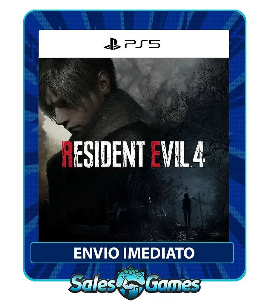 Resident Evil 4 - PS5 - Edição Padrão - Primária - Mídia Digital