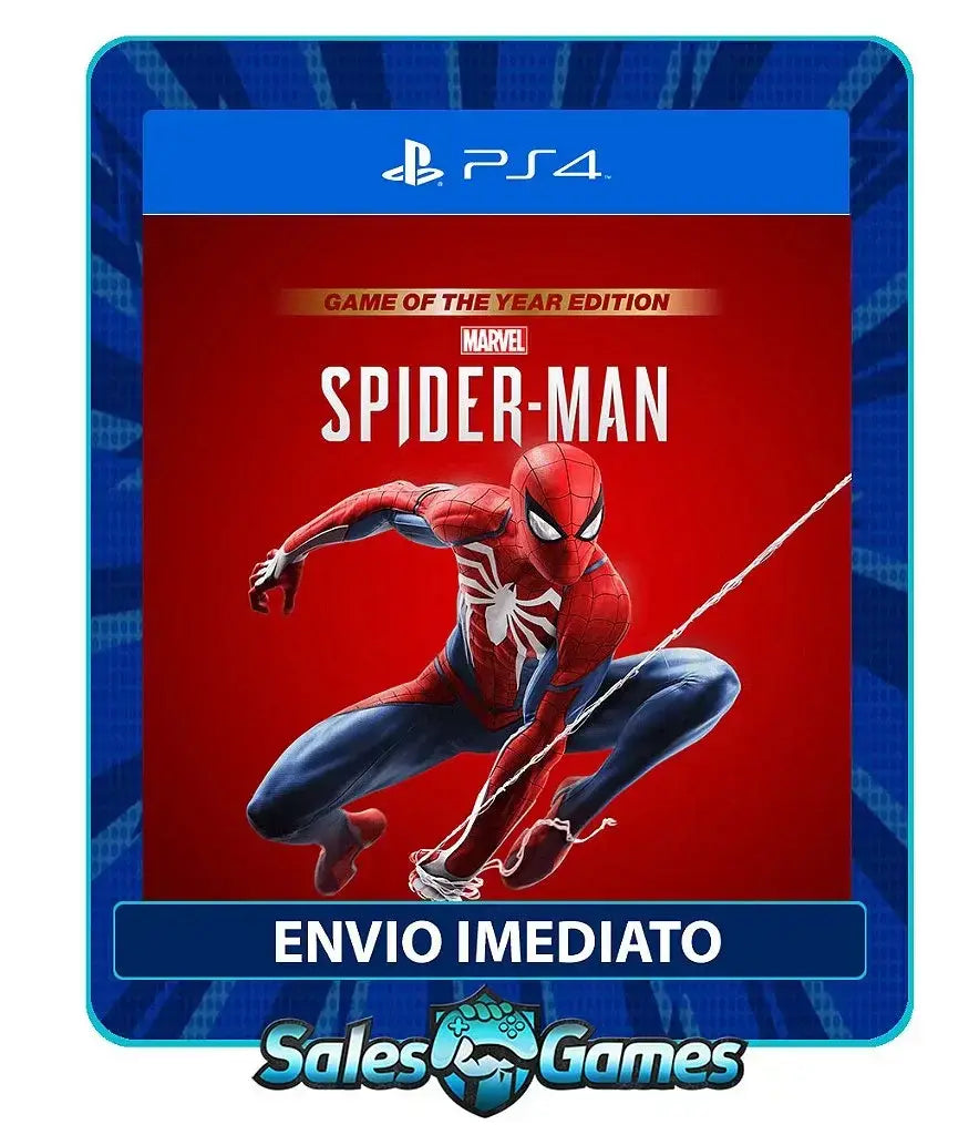 Marvel's Spider-Man: Game of the Year Edition - PS4 - Edição Padrão - Primária - Mídia Digital.