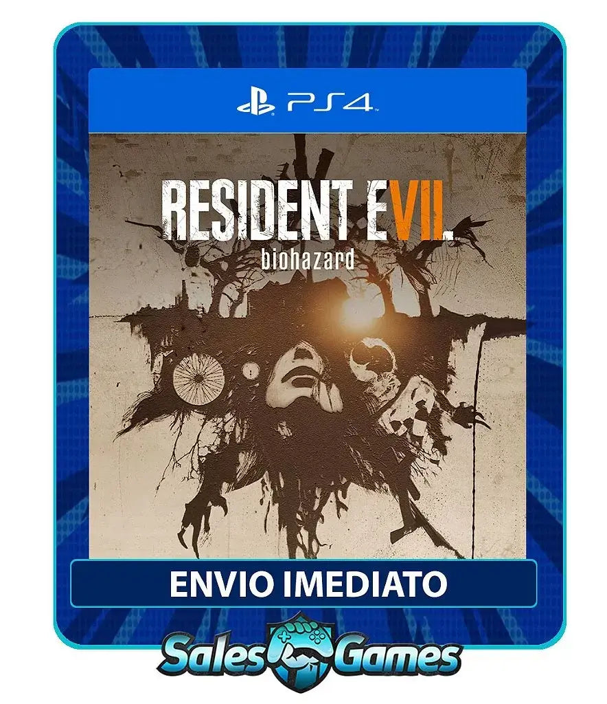 RESIDENT EVIL 7 biohazard - PS4 - Edição Padrão - Primária - Mídia Digital.