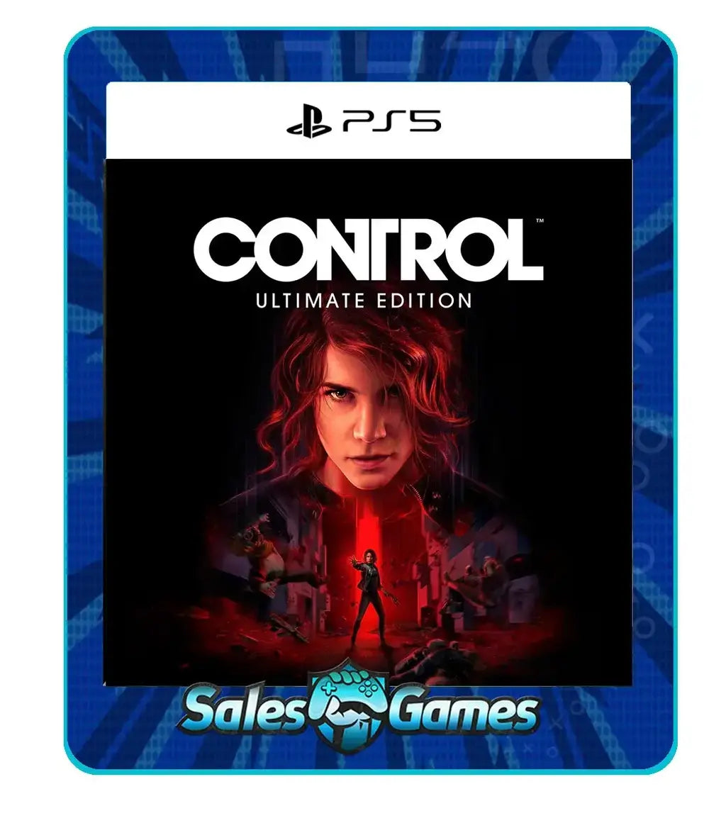 Control Ultimate Edition - Remastered - PS5 - Edição Padrão - Primária - Mídia Digital.