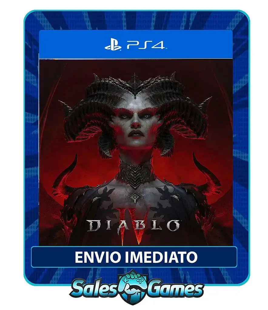 Diablo IV - PS4 - Edição Padrão - Primária - Mídia Digital