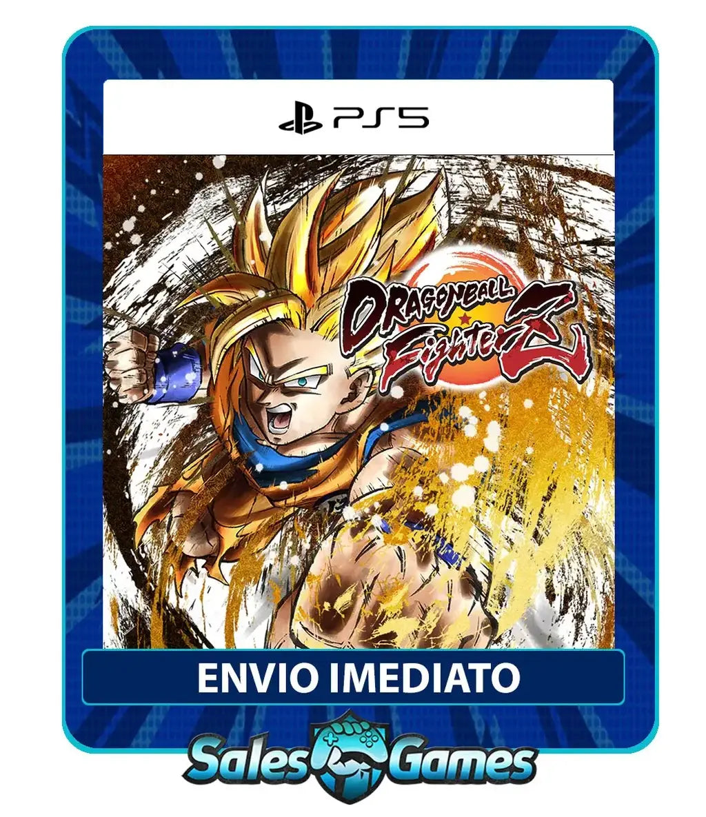 DRAGON BALL FIGHTERZ - PS5 - Edição Padrão - Primária - Mídia Digital.