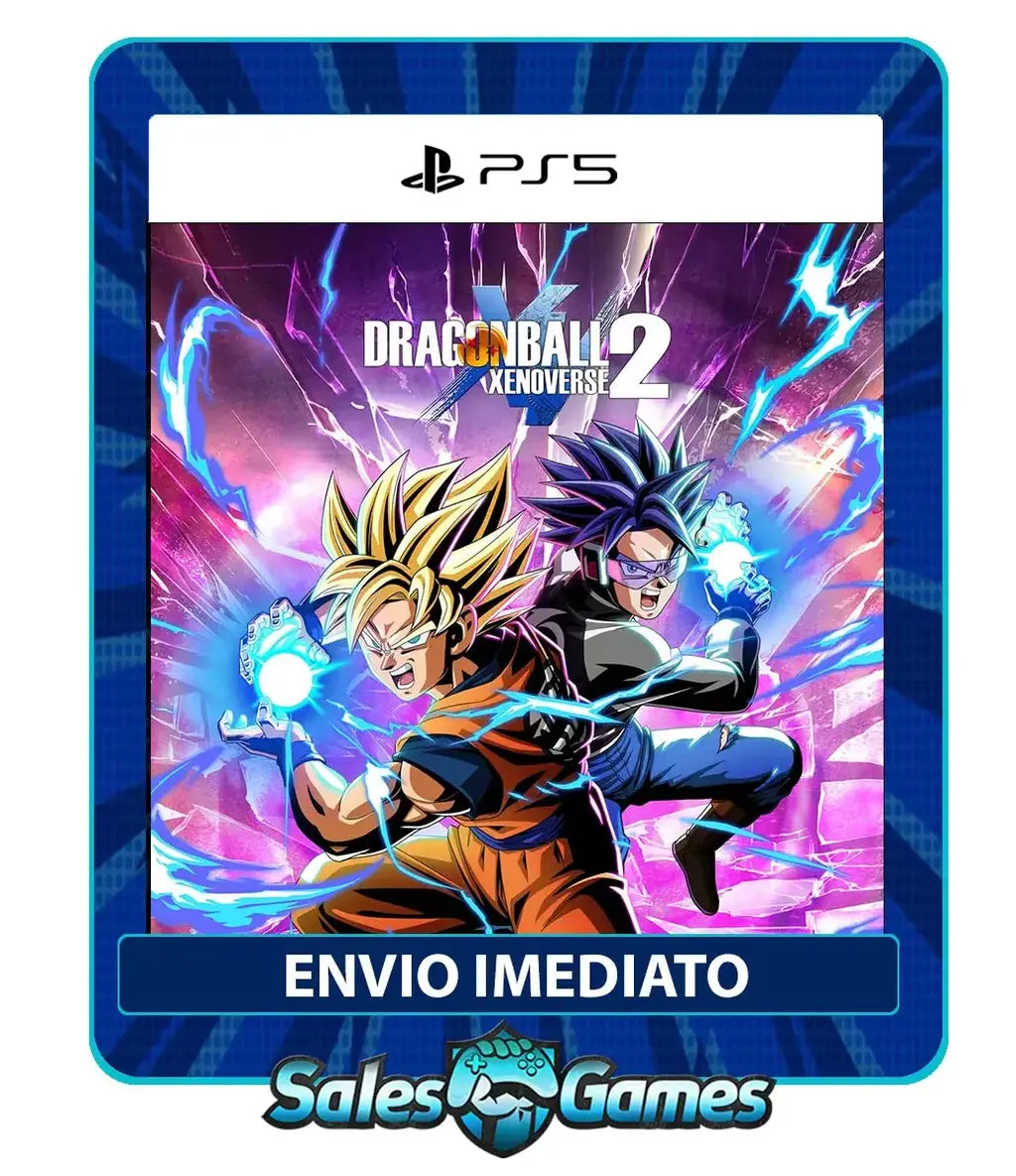 DRAGON BALL XENOVERSE 2 - PS5 - Edição Padrão - Primária - Mídia Digital.