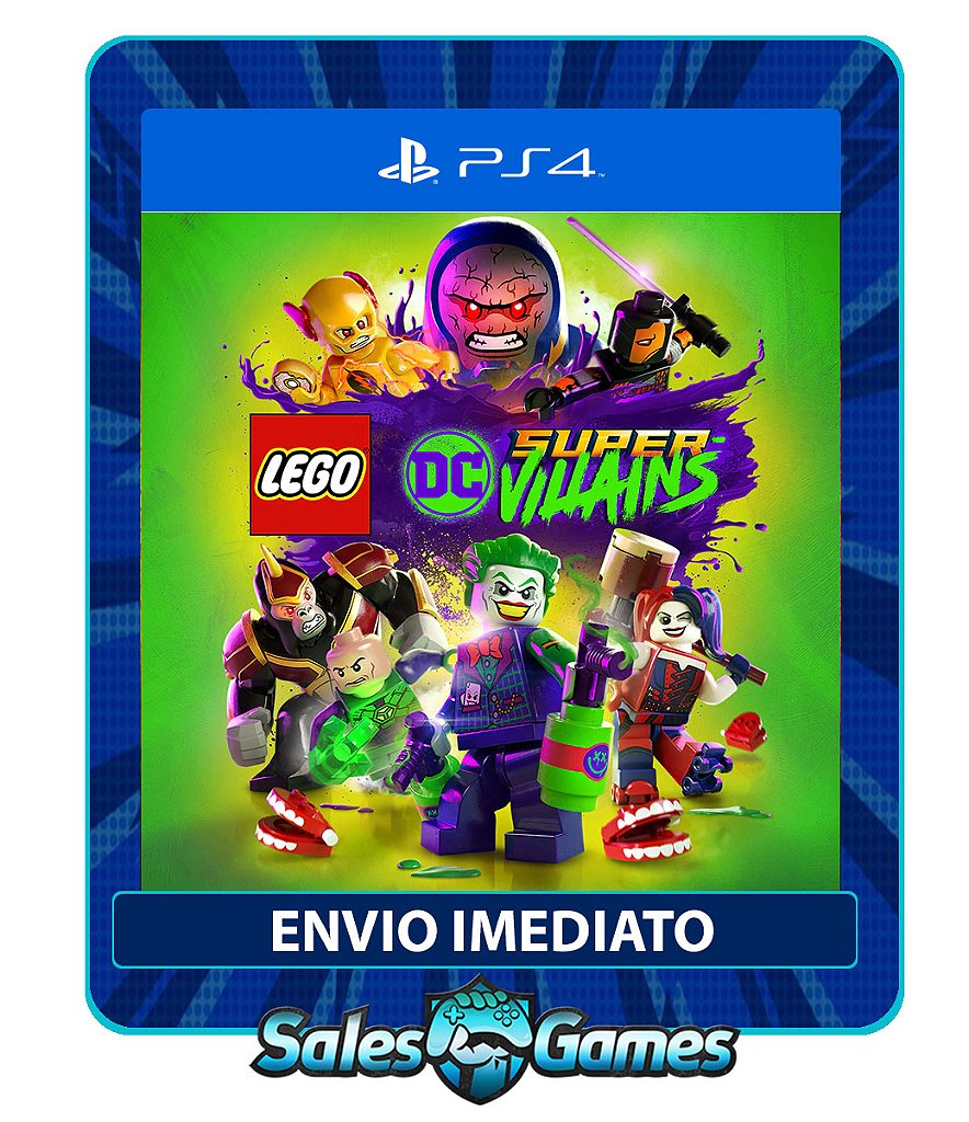 LEGO DC Super-Vilões - PS4 - Edição Padrão - Primária - Mídia Digital.