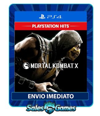 Mortal Kombat X - PS4 - Edição Padrão - Primária - Mídia Digital.