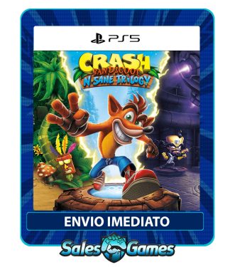 Crash Bandicoot N. Sane Trilogy - PS5 - Edição Padrão - Primária - Mídia Digital.