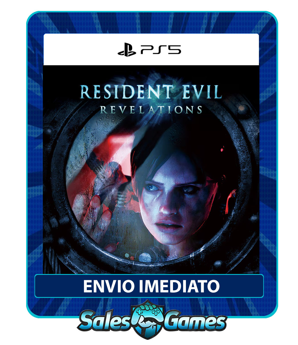 RESIDENT EVIL REVELATIONS - PS5 - Edição Padrão - Primária - Mídia Digital.
