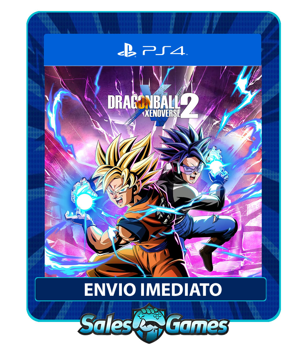 DRAGON BALL XENOVERSE 2 - PS4 - Edição Padrão - Primária - Mídia Digital.
