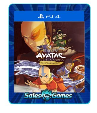 Avatar The Last Airbender: Quest for Balance - PS4 - Edição Padrão - Primária - Mídia Digital.