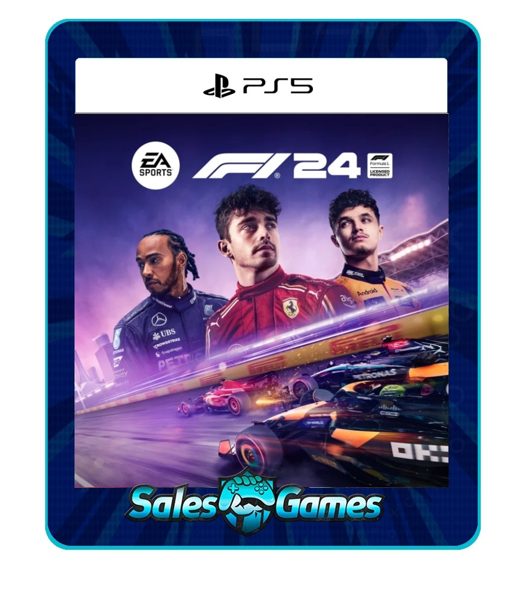F1 2024 - PS5 - Edição Padrão - Primária - Mídia Digital