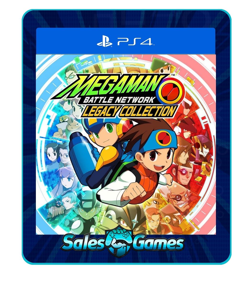 Mega Man Battle Network Legacy Collection - PS4 - Edição Padrão - Primária - Mídia Digital
