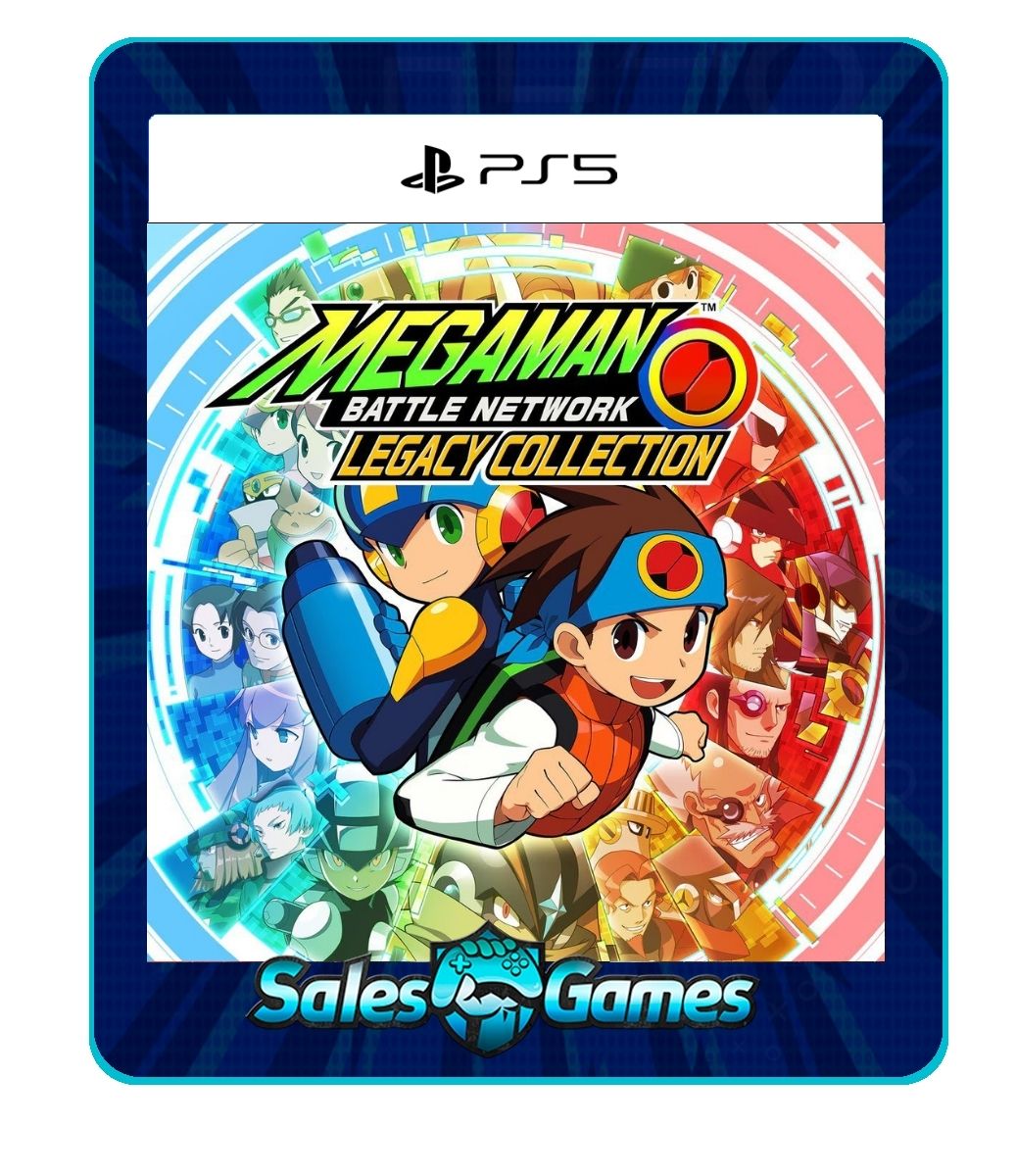 Mega Man Battle Network Legacy Collection - PS5 - Edição Padrão - Primária - Mídia Digital