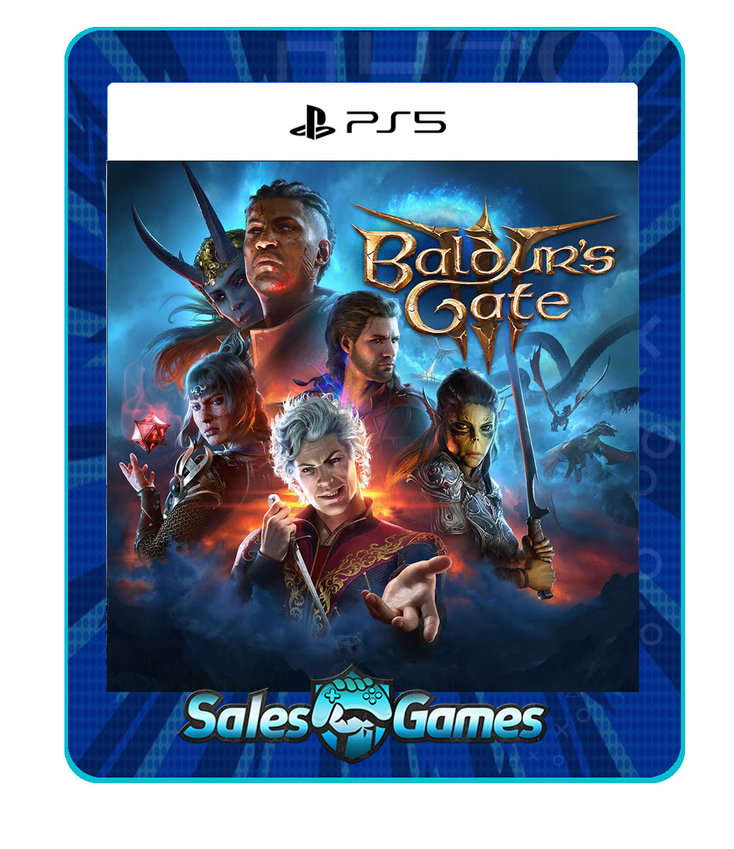 Baldur's Gate 3 - PS5 - Edição Padrão - Primária - Mídia Digital