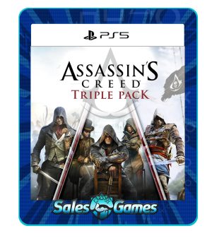 Assassin's Creed Triple Pack - PS5 - Edição Padrão - Primária - Mídia Digital
