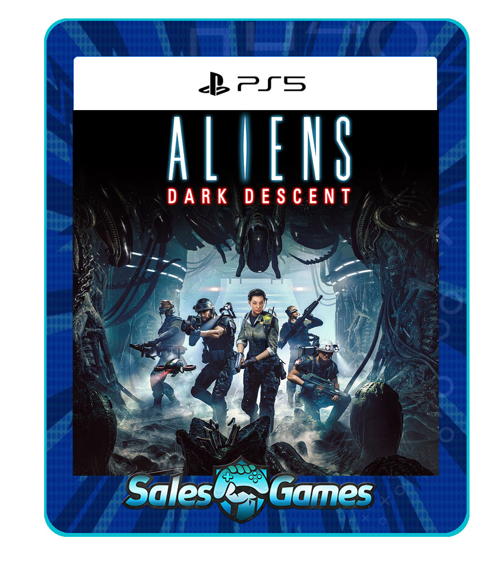 Aliens: Dark Descent - PS5 - Edição Padrão - Primária - Mídia Digital