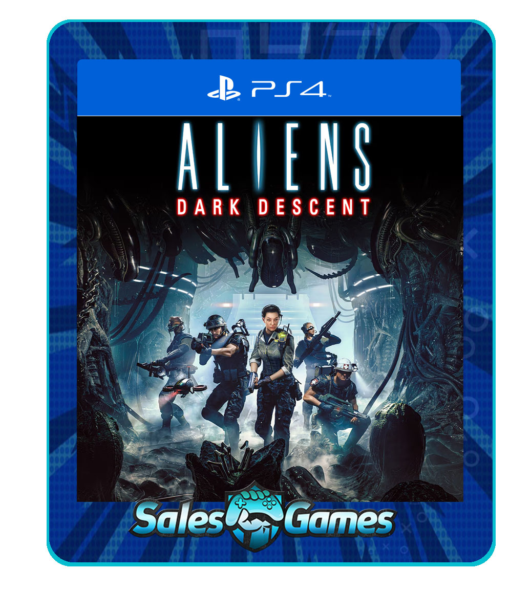 Aliens: Dark Descent - PS4 - Edição Padrão - Primária - Mídia Digital