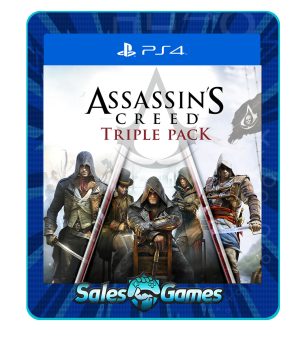 Assassin's Creed Triple Pack - PS4 - Edição Padrão - Primária - Mídia Digital