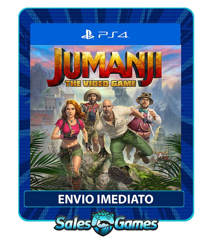 Jumanji: o video game - PS4 - Edição Padrão - Primária - Mídia Digital
