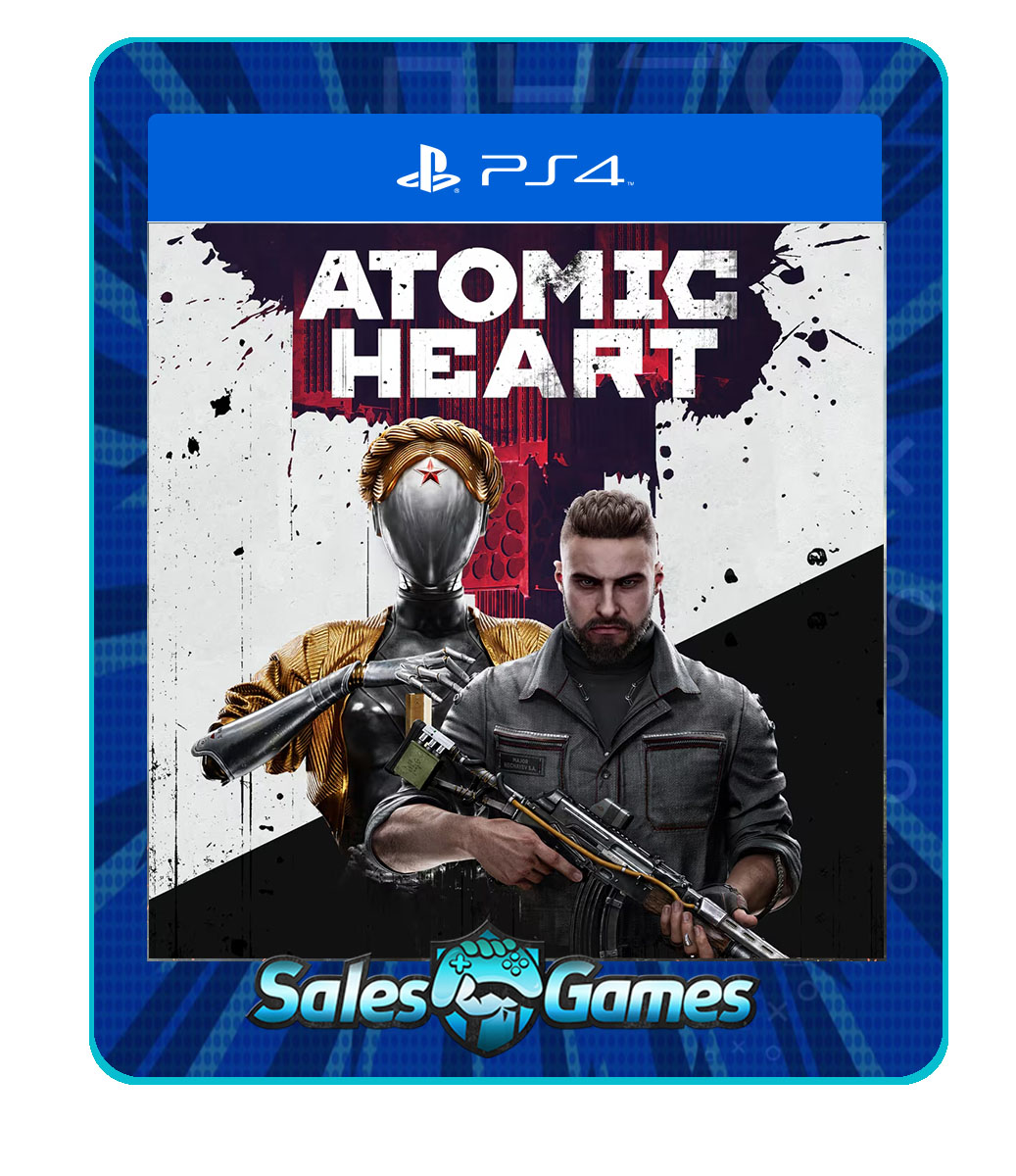 Atomic Heart - PS4 - Edição Padrão - Primária - Mídia Digital