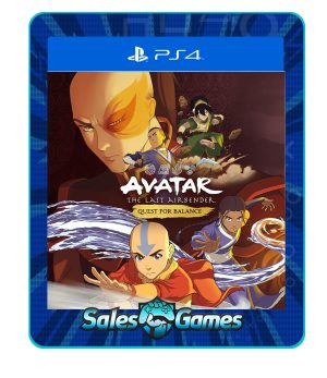 Avatar The Last Airbender: Quest for Balance - PS4 - Edição Padrão - Primária - Mídia Digital
