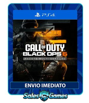 Call of Duty: Black Ops 6 - PS4 - Edição Padrão - Primária - Mídia Digital
