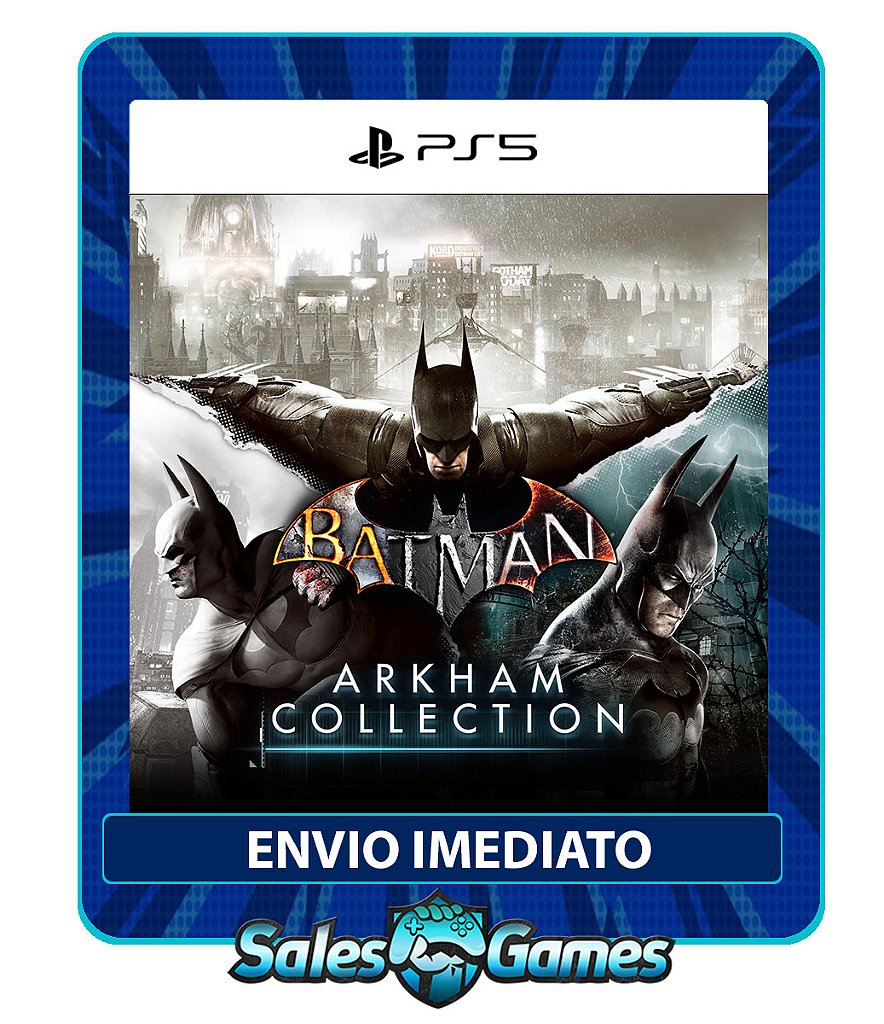 Batman: Arkham Collection - PS5 - Edição Padrão - Primária - Mídia Digital