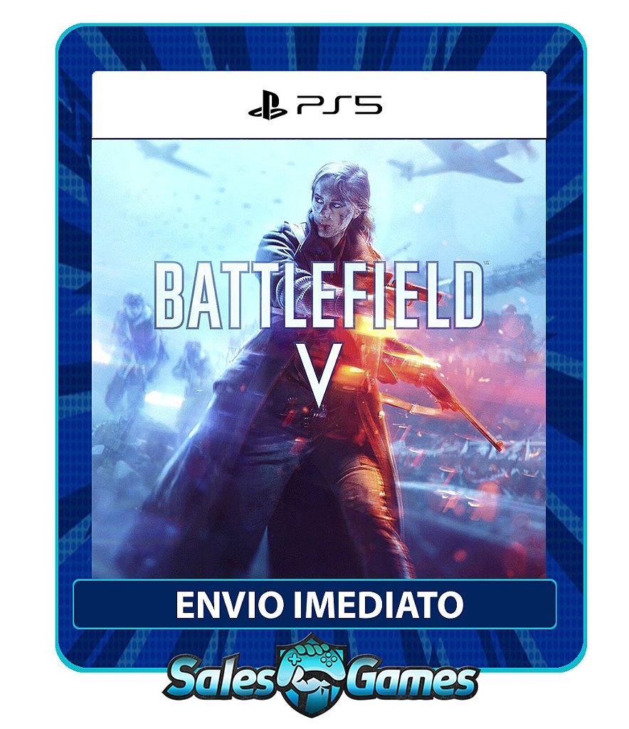 Battlefield V - PS5 - Edição Padrão - Primária - Mídia Digital
