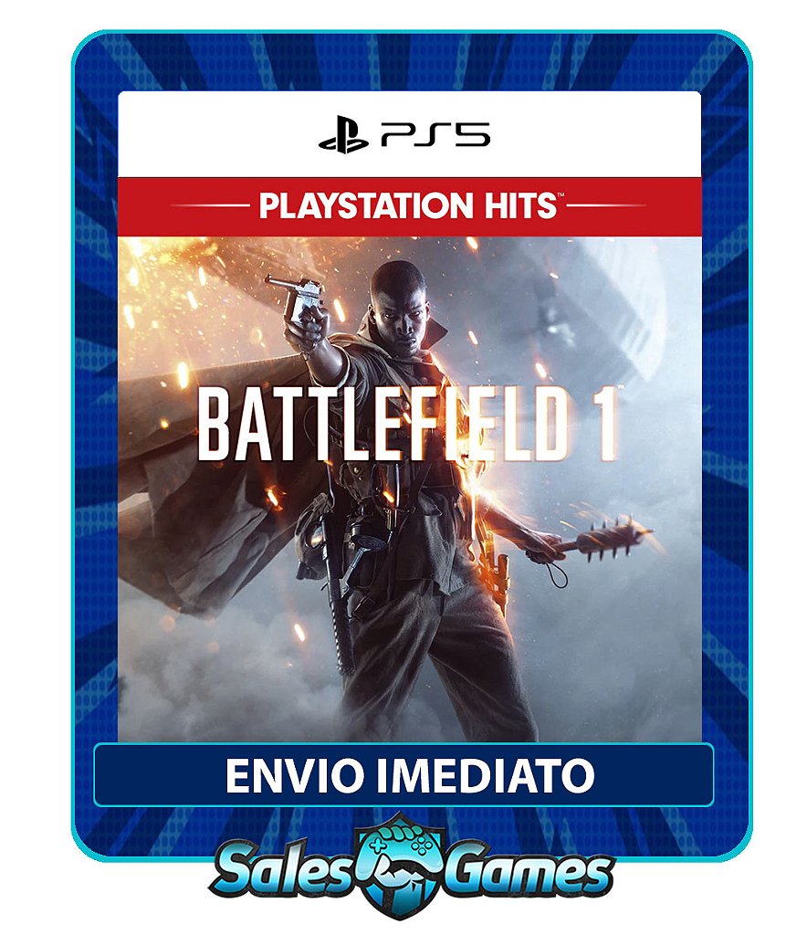 Battlefield 1 - PS5 - Edição Padrão - Primária - Mídia Digital