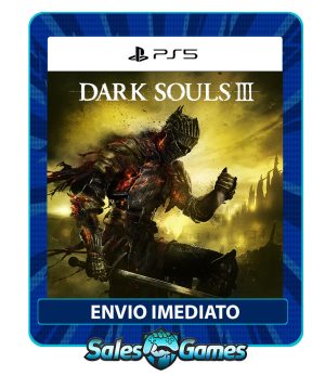 Dark souls III - PS5 - Edição Padrão - Primária - Mídia Digital