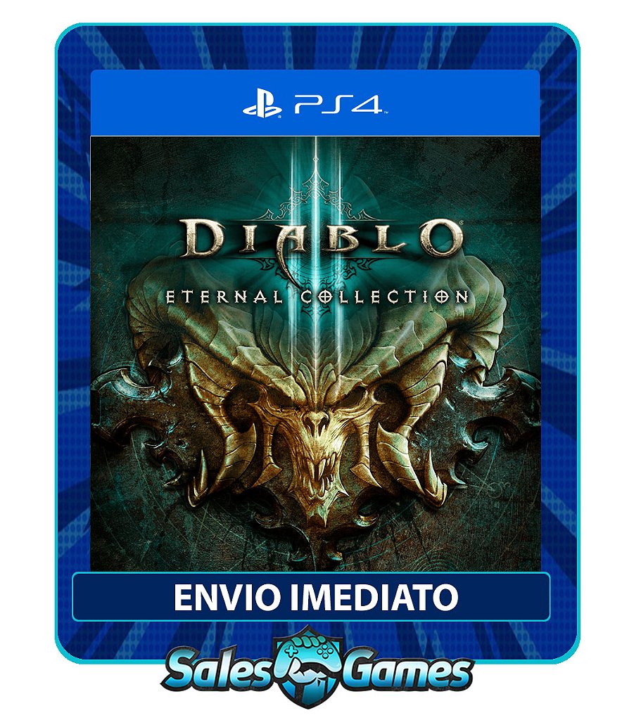Diablo III: Eternal collection - PS4 - Edição Padrão - Primária - Mídia Digital