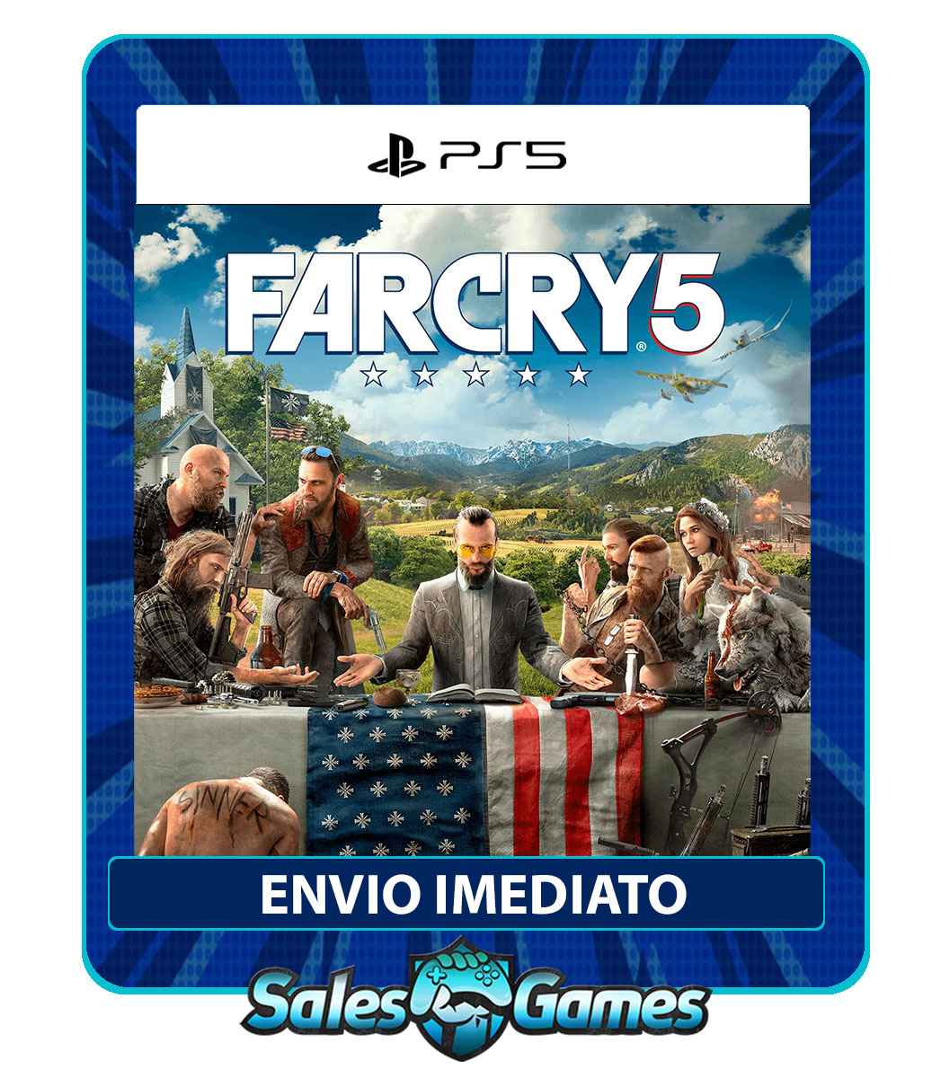 Far Cry 5 - PS5 - Edição Padrão - Primária - Mídia Digital