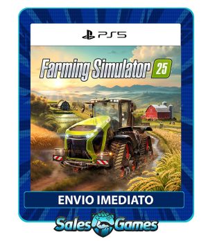 Farming Simulator 25 - PS5 - Edição Padrão - Primária - Mídia Digital