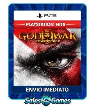 God of War III - PS5 - Edição Remastered - Primária - Mídia Digital
