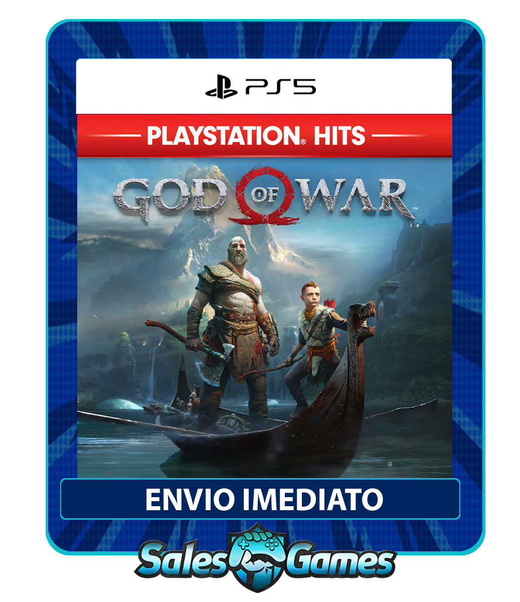 God of war - PS5 - Edição Padrão - Primária - Mídia Digital