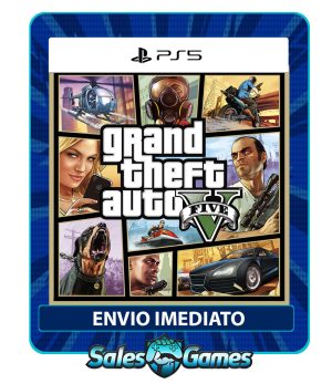Grand Theft Auto V ( GTA ) - PS5 - Edição Padrão - Primária - Mídia Digital