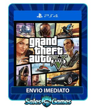 Grand Theft Auto V ( GTA ) - PS4 - Edição Padrão - Primária - Mídia Digital