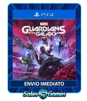 Guardiões da Galáxia da Marvel - PS4 - Edição Padrão - Primária - Mídia Digital