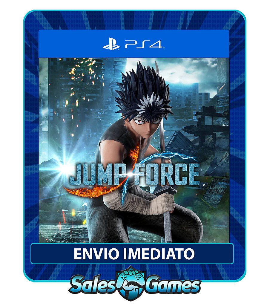 Jump Force - PS4 - Edição Padrão - Primária - Mídia Digital
