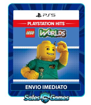LEGO Worlds - PS5 - Edição Padrão - Primária - Mídia Digital
