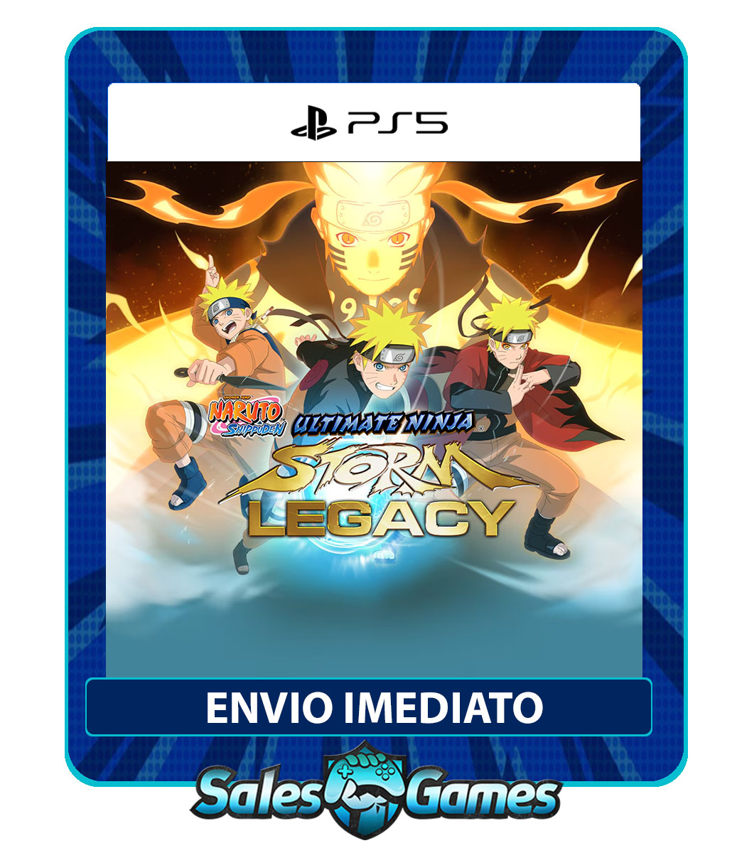 Naruto Shippuden: Ultimate Ninja STORM Legacy - PS5 - Edição Padrão - Primária - Mídia Digital