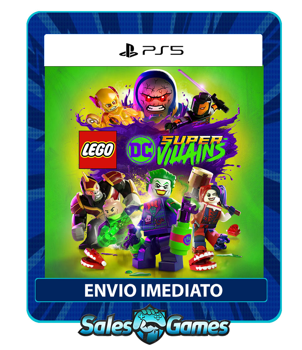 LEGO DC Super - Vilões - PS5 - Edição Padrão - Primária - Mídia Digital
