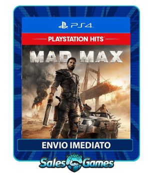 Mad Max - PS4 - Edição Padrão - Primária - Mídia Digital