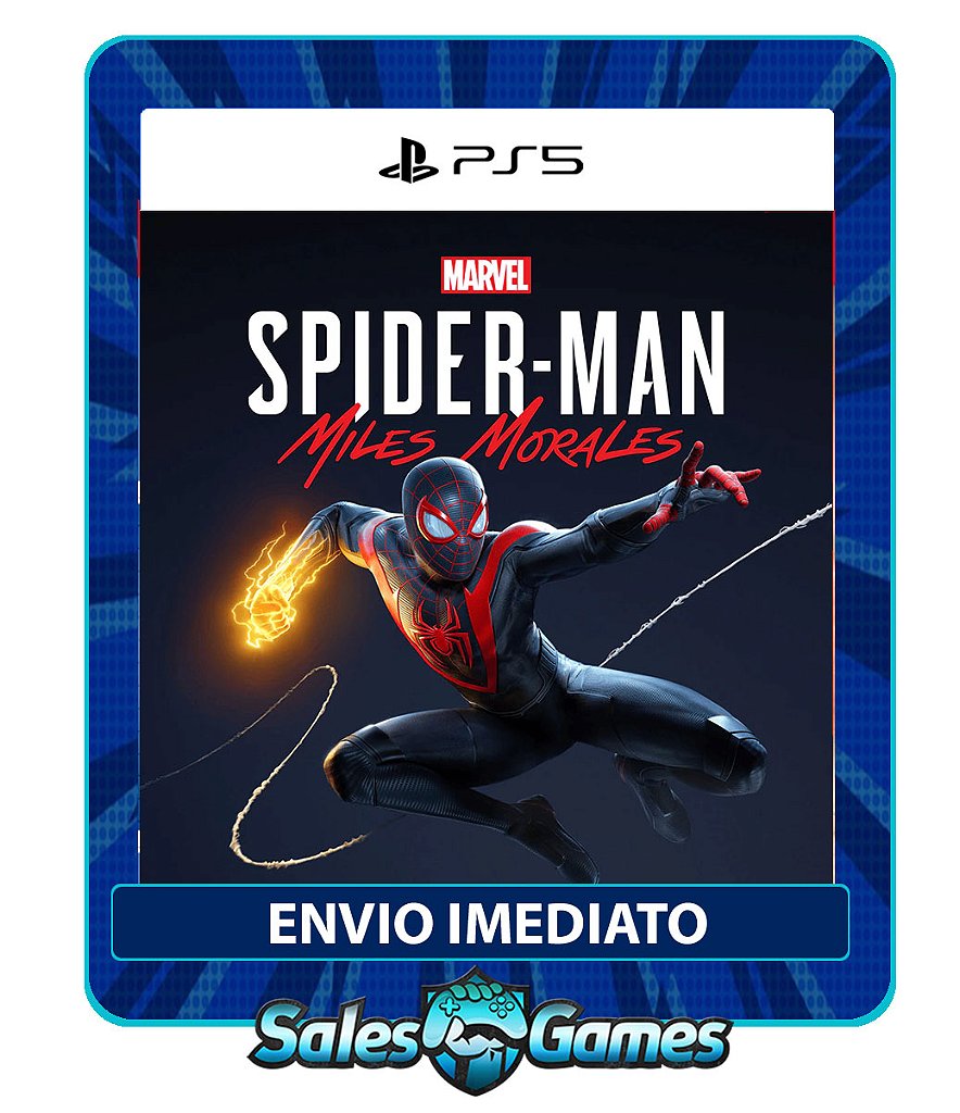 Marvel Spider - Man: Miles Morales - PS5 - Edição Padrão - Primária - Mídia Digital
